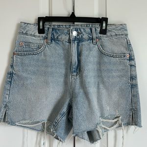 GARAGE DENIM SHORT VINTAGE VINTAGE CUT-OFF SIZE 07   28